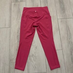 Athleta Ultra High Rise Elation 7/8 Tight in Bright Pink